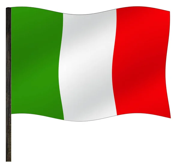 Bandiera Italia Bandiera Nazionale — Foto Stock