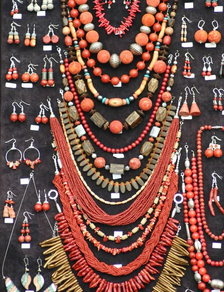 Fashion Jewellery Street Vendors — Stock Photo, Image