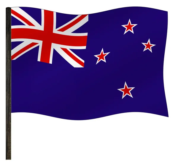 Nouvelle Zélande Est Pays Insulaire Souverain Dans Sud Ouest Océan — Photo