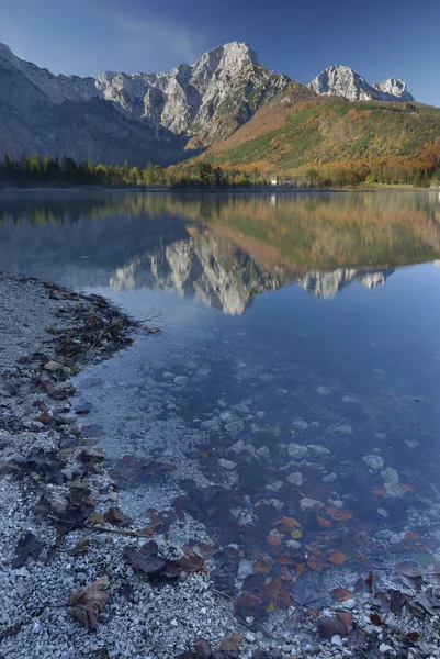 Mattina Autunno All Almsee — Foto Stock