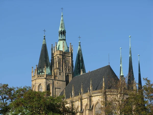 Schilderachtig Uitzicht Majestueuze Kathedraal Architectuur — Stockfoto