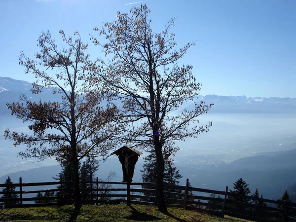 Natura Incredibile Sulle Alpi Montagne Sfondo — Foto Stock