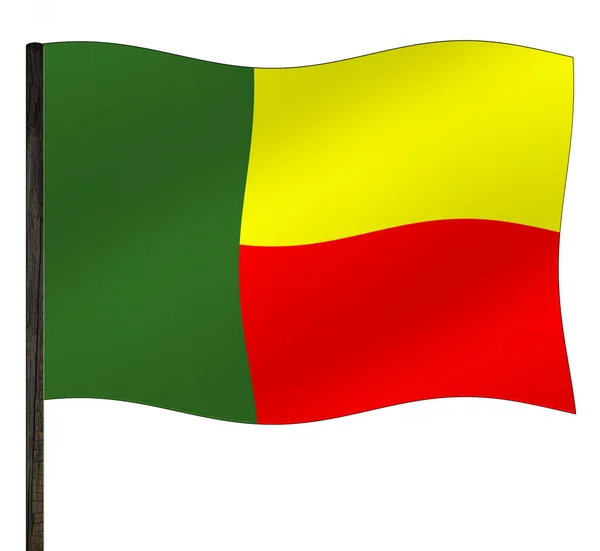 Flaggen Den Nationalfarben Auf Hintergrund — Stockfoto