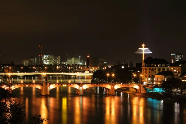 Basel Ist Eine Stadt Rhein Der Nordwestschweiz — Stockfoto