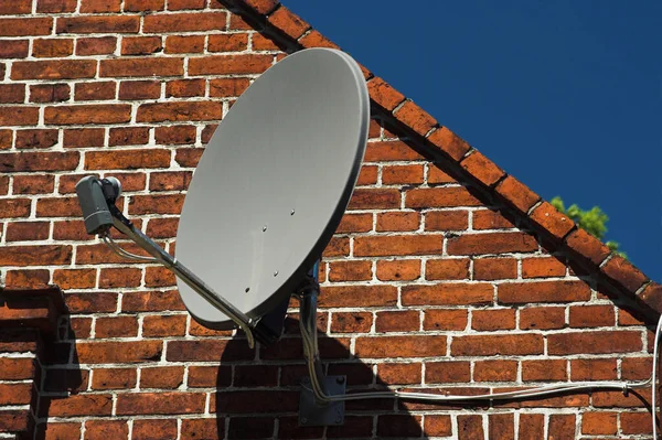 Television Reception Satellite Dish Broadcasting — Stock Photo, Image