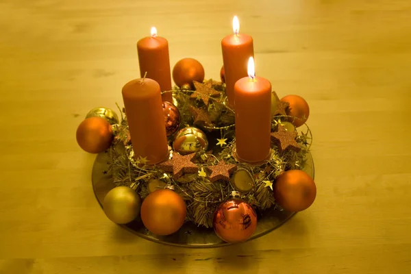 Advent Wreath Advent — Stockfoto