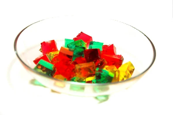 Kalp Şeklinde Renkli Şekerler — Stok fotoğraf
