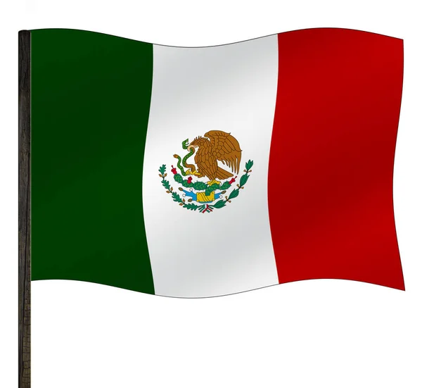 멕시코는 공식적으로 미국이며 북아메리카 남부에 나라이다 — 스톡 사진