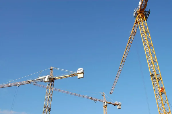 Scenic View Construction Site Crane Royalty Free Stock Photos