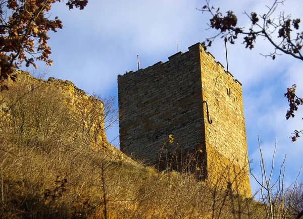 Vista Panorâmica Bela Arquitetura Medieval Fortaleza — Fotografia de Stock