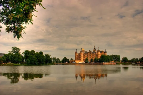 Schwerin Castillo Sede Del Parlamento Estatal Schwerin Mecklenburg Vorpommern Alemania —  Fotos de Stock