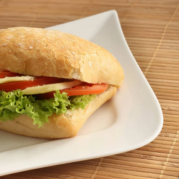 Крупним Планом Смачний Бутерброд — стокове фото