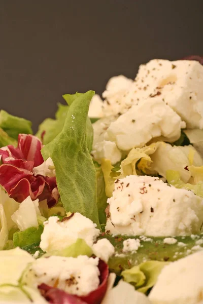 Nahaufnahme Von Frischem Leckerem Salat — Stockfoto