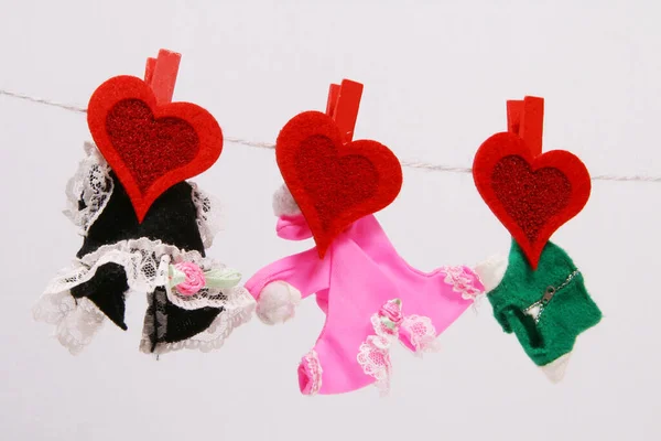 Fundo Colorido Para Cartão Dia Dos Namorados — Fotografia de Stock
