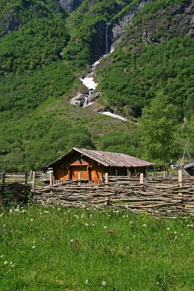 Hütte Eidfjord — Stockfoto