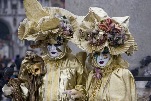 Maske Und Kostüme Karneval Venedig Italien — Stockfoto