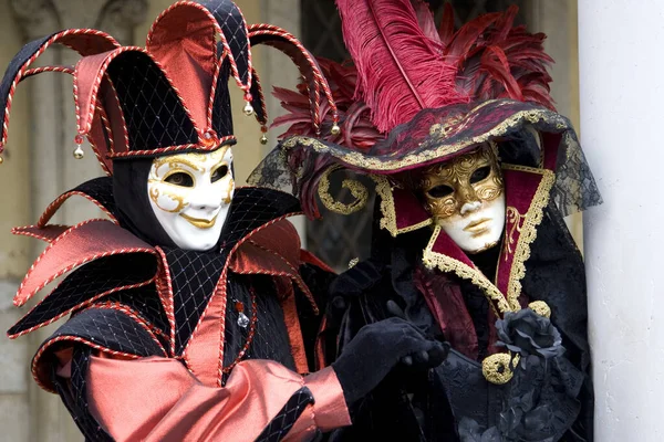 Maske Und Kostüme Karneval Venedig Italien — Stockfoto