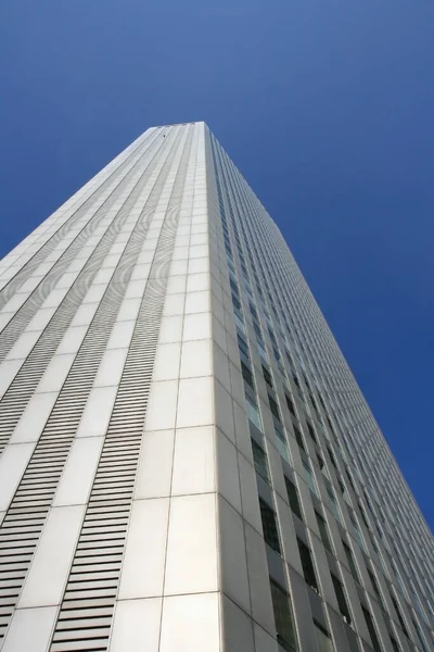 Festői Városi Kilátás Modern Felhőkarcolók Homlokzat — Stock Fotó
