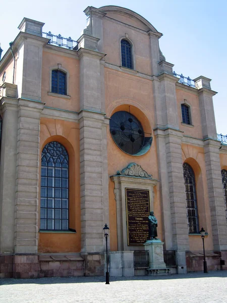 Kościół Mikołaja Sztokholmie Storkyrkan — Zdjęcie stockowe