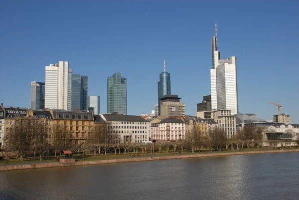 Edificios Ciudad Frankfurt — Foto de Stock