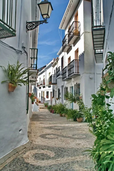 Vista Panorámica Del Paisaje Del Pueblo Atmosférico — Foto de Stock