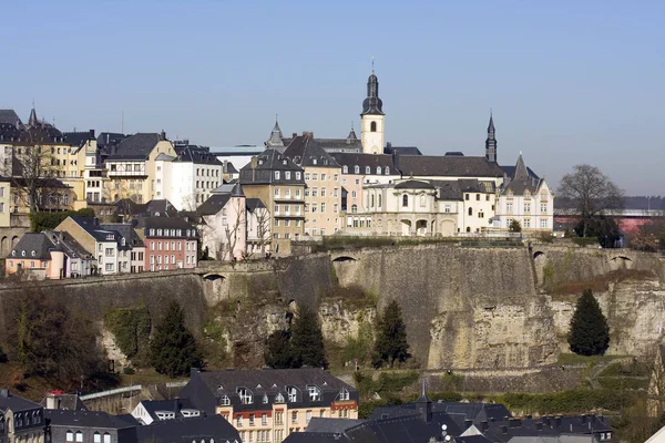 Pequeno País Europeu Luxemburgo Rodeado Pela Bélgica França Alemanha — Fotografia de Stock