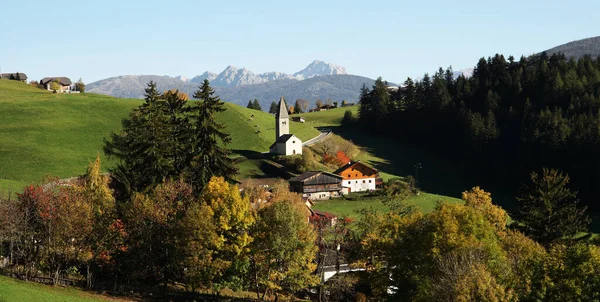 Pohled Jižní Tyrolsko Nebo Alto Adige Provincie Severovýchodní Itálii — Stock fotografie