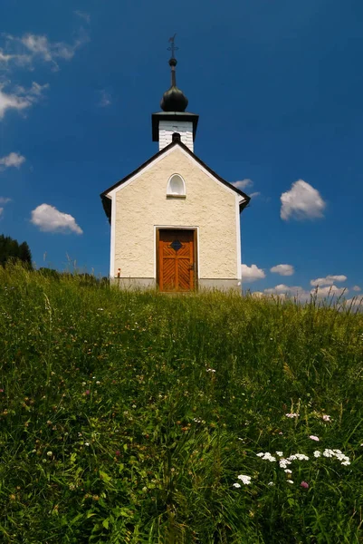 Vista Panoramica Della Chiesa Dettagli Architettonici — Foto Stock