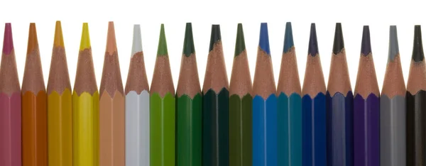 Kredki Ołówki Narzędzia Rysowania Rysowania — Zdjęcie stockowe