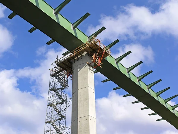 Construcción Puentes Carretera Grecia —  Fotos de Stock