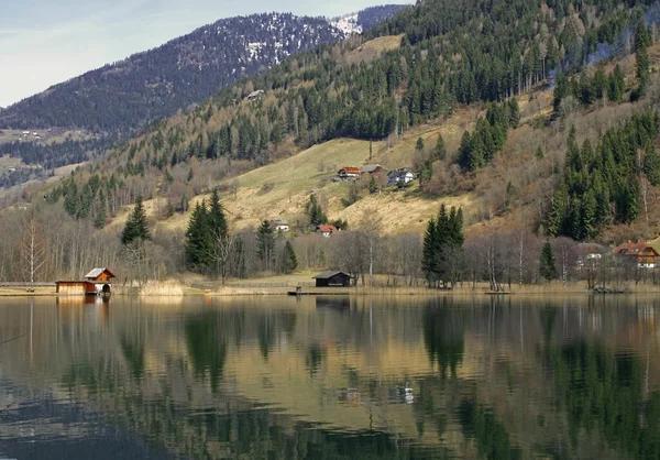 Niesamowita Przyroda Tle Alp — Zdjęcie stockowe