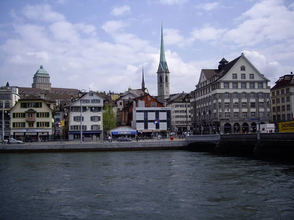 Zurich Río Limmat —  Fotos de Stock