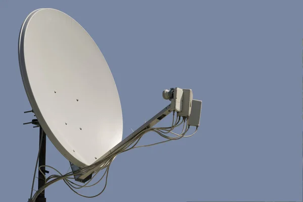 Antenne Satellietcommunicatie Afstand — Stockfoto