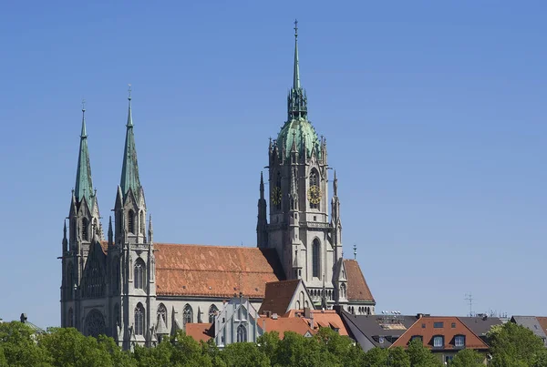 Munich Iglesia San Pablo —  Fotos de Stock