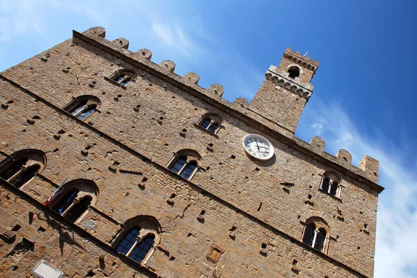 Δημαρχείο Της Volterra — Φωτογραφία Αρχείου