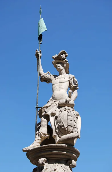 Estátua Rei George Vingança Italia — Fotografia de Stock