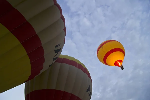 Balon Gorące Powietrze Transport Lotniczy — Zdjęcie stockowe