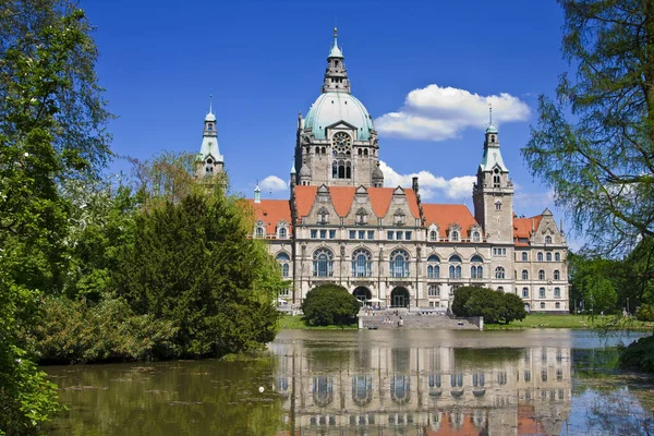 Rathaus Duitse Zetel Van Lokale Wetgevende Uitvoerende Overheid — Stockfoto