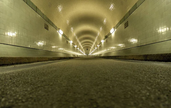 Stary Tunel Łaby Hamburgu — Zdjęcie stockowe