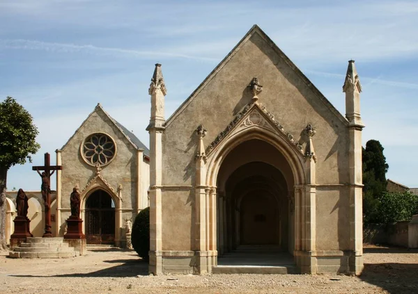 Vista Panoramica Della Chiesa Dettagli Architettonici — Foto Stock