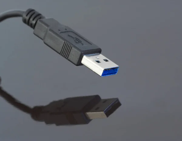 Usb Cable Table — Stock Photo, Image
