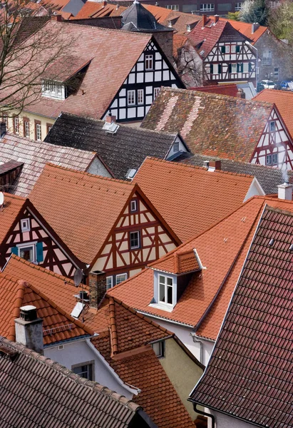 Çatı Çeşitliliği Hesse Almanya — Stok fotoğraf
