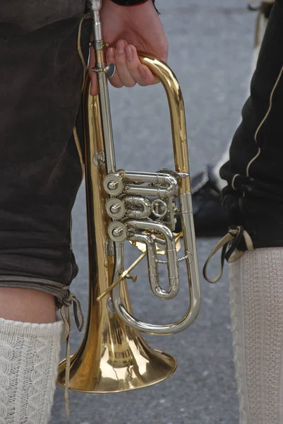 Close Saxophone — стоковое фото