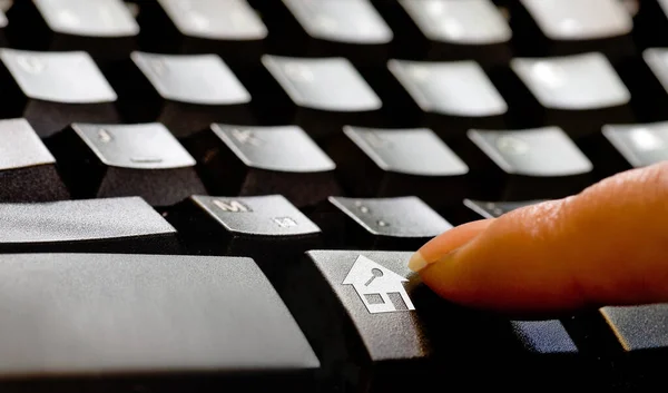 Keyboard Buttons Computer Equipment Device — Stock Photo, Image