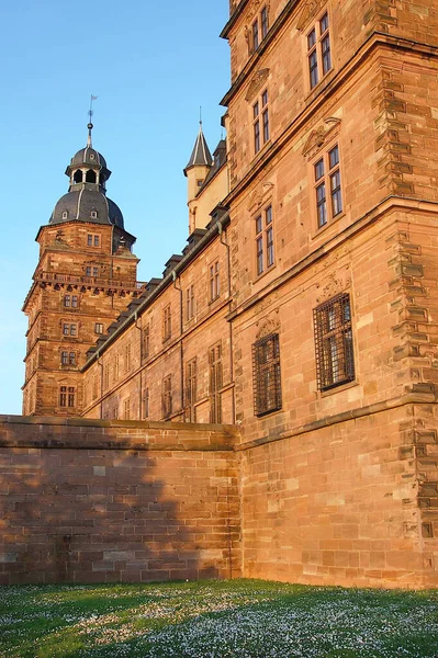 Castelo Johannisburg Aschaffenburg — Fotografia de Stock
