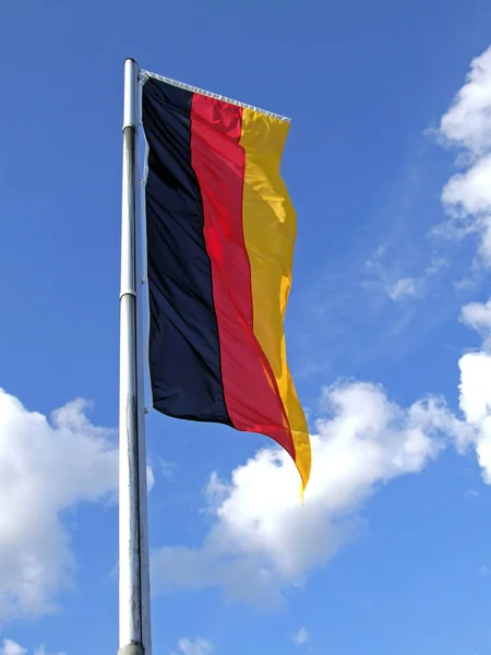 Německá Vlajka Oficiální Barvy Proporce Správně — Stock fotografie