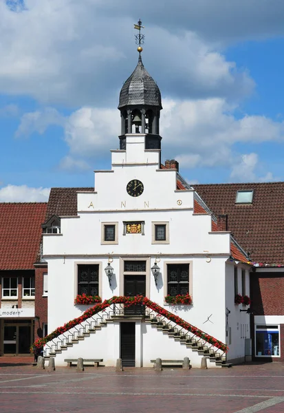 Ayuntamiento Histórico Lingen Emsland — Foto de Stock