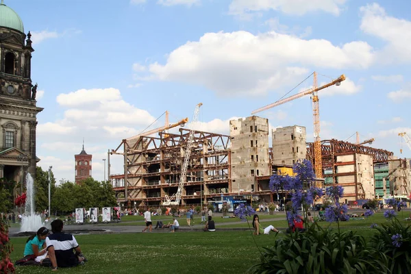 Berlin Manzarası Alman Başkenti — Stok fotoğraf