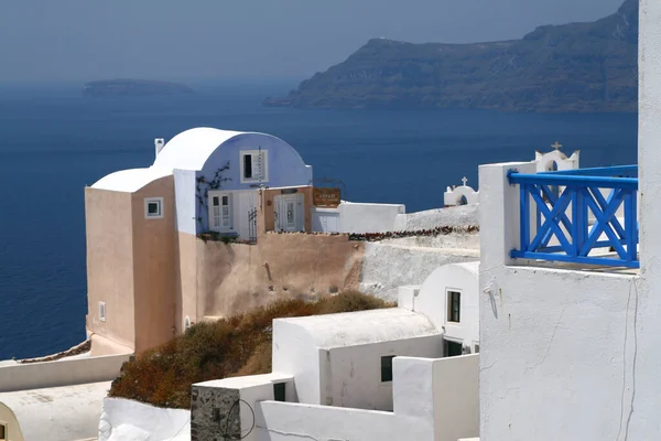 Views Santorini Selective Focus — Stock Photo, Image