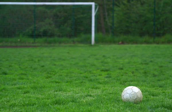 Malowniczy Widok Koncepcję Sportową Piłki Nożnej — Zdjęcie stockowe